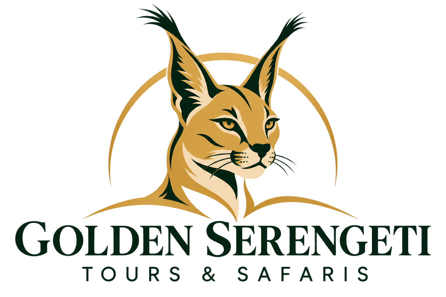 Golden Serengeti Tours & Safaris — caracal logo